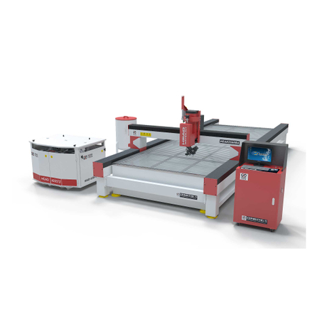 2000*6000 мм GANTRY TYPE WATERJET STROAK 